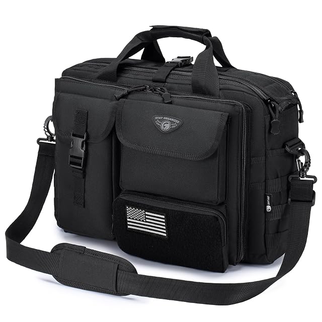 Stypos Tactical Messenger Bag Tactical Briefcase for Man Military Laptop Bag 14 Inch 15 6 Inch 17 3