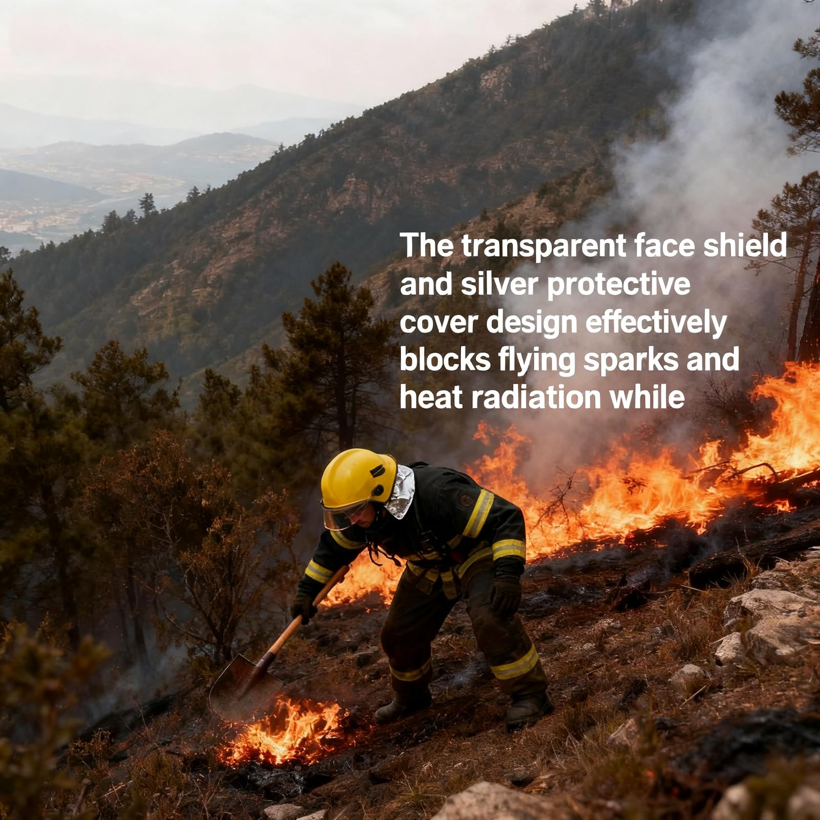 Casco Industriale Protettivo Ignifugo Casco di Sicurezza Per Vigile del Fuoco Casco Integrale di Sicurezza Resistente al Calore Cappello di Salvataggio Copricapo Protettivo Per Vigile del Fuoco