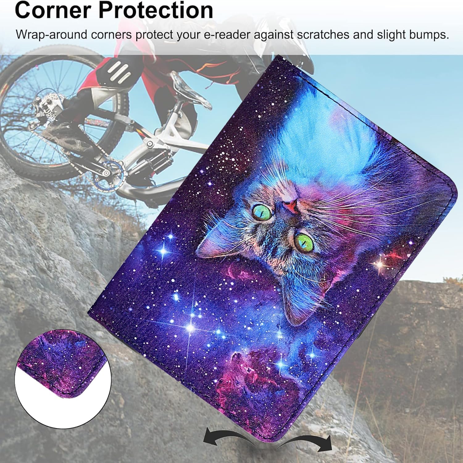 Universal 6 inch eReader Case, Universal eReader Case 6 inch, PU Leather Stand C... 3 81mf67S6lmL. AC SL1500