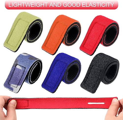 Miniatura 2 de Corbatas para caña de pescar, correa para caña de pescar, correa elástica para caña de pescar, soporte para cañas de pescar, correa elástica para