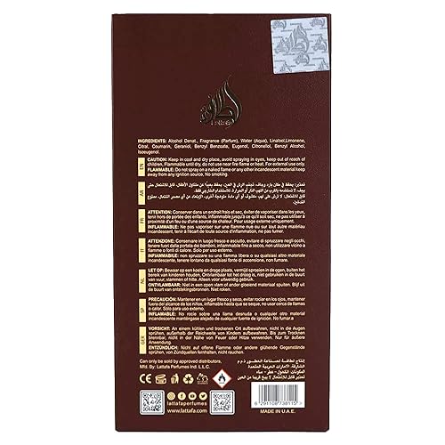 Miniatura 6 de Lattafa Eternal Oud Eau De Parfum Espray, 3,4 onzas (Unisex)