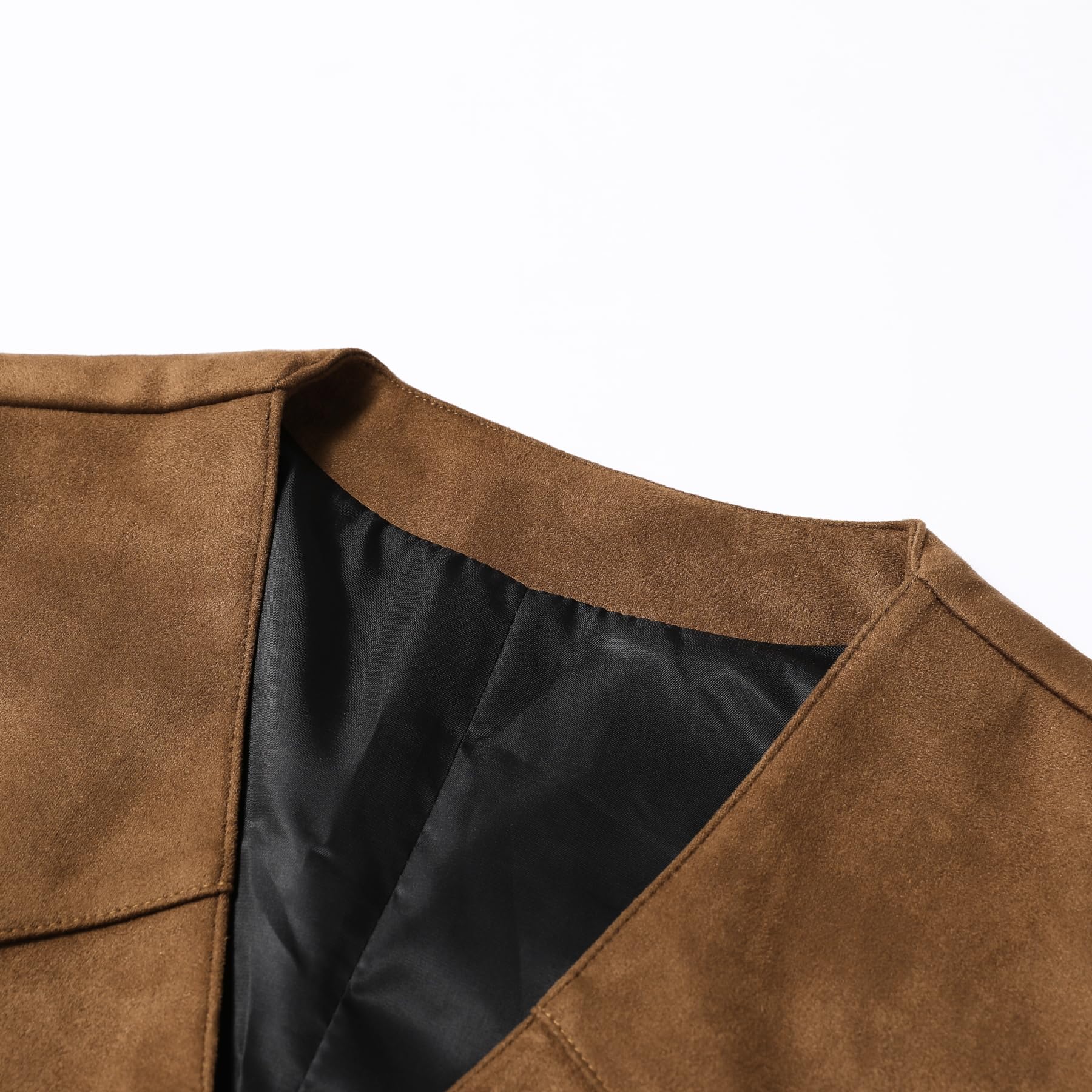Allthemen Gilet da Uomo con Scollo a V Business Blazer Senza Maniche Vintage Classico Abito Veste per Matrimoni Party