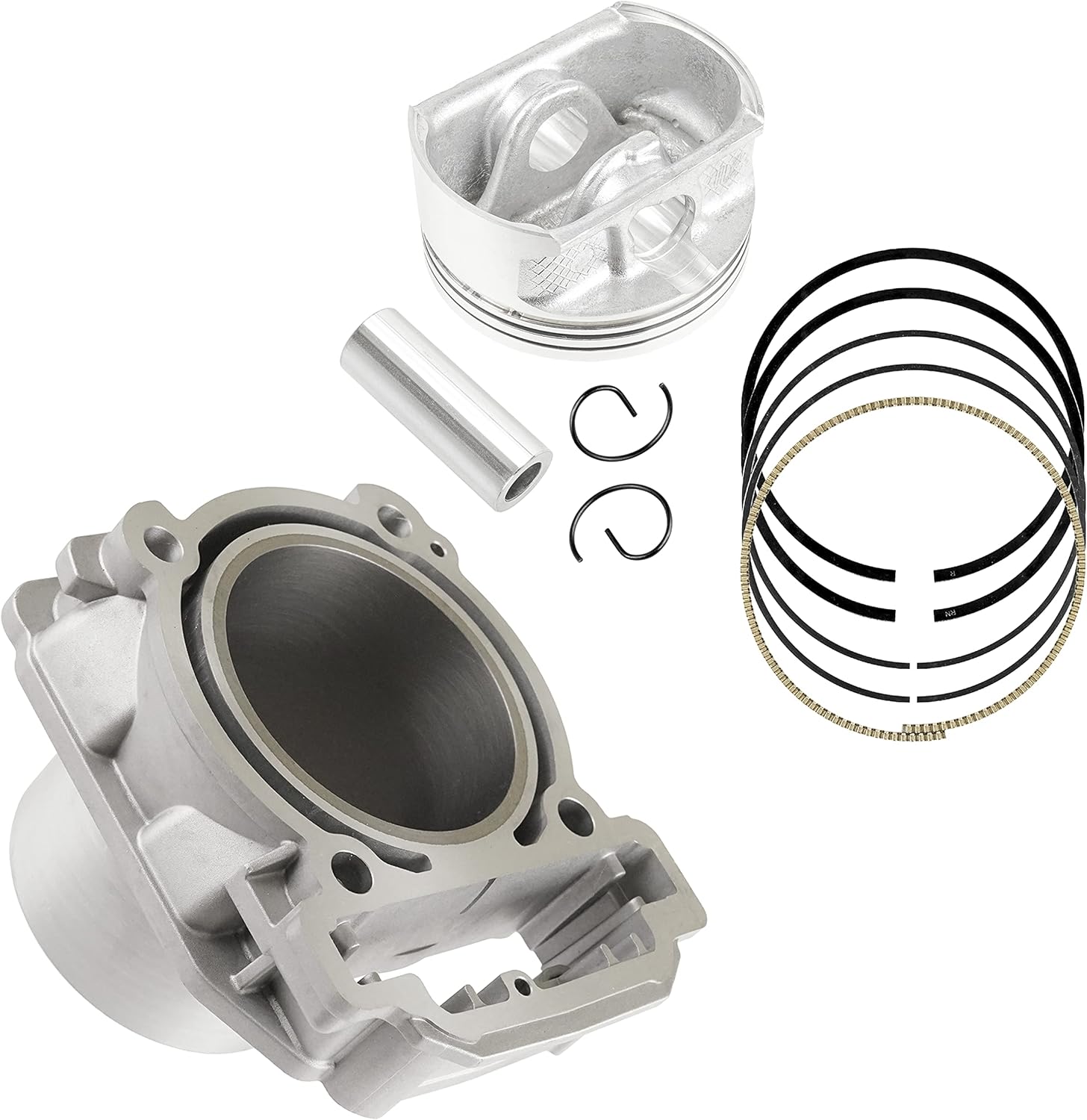 Caltric Cylinder Piston Ring Compatible with Can-am Defender HD8 / Defender Max HD8 2016-2021 / Traxter HD8 / Traxter Max HD8 2016-2021 / Maverick Trail 800 2018-2021