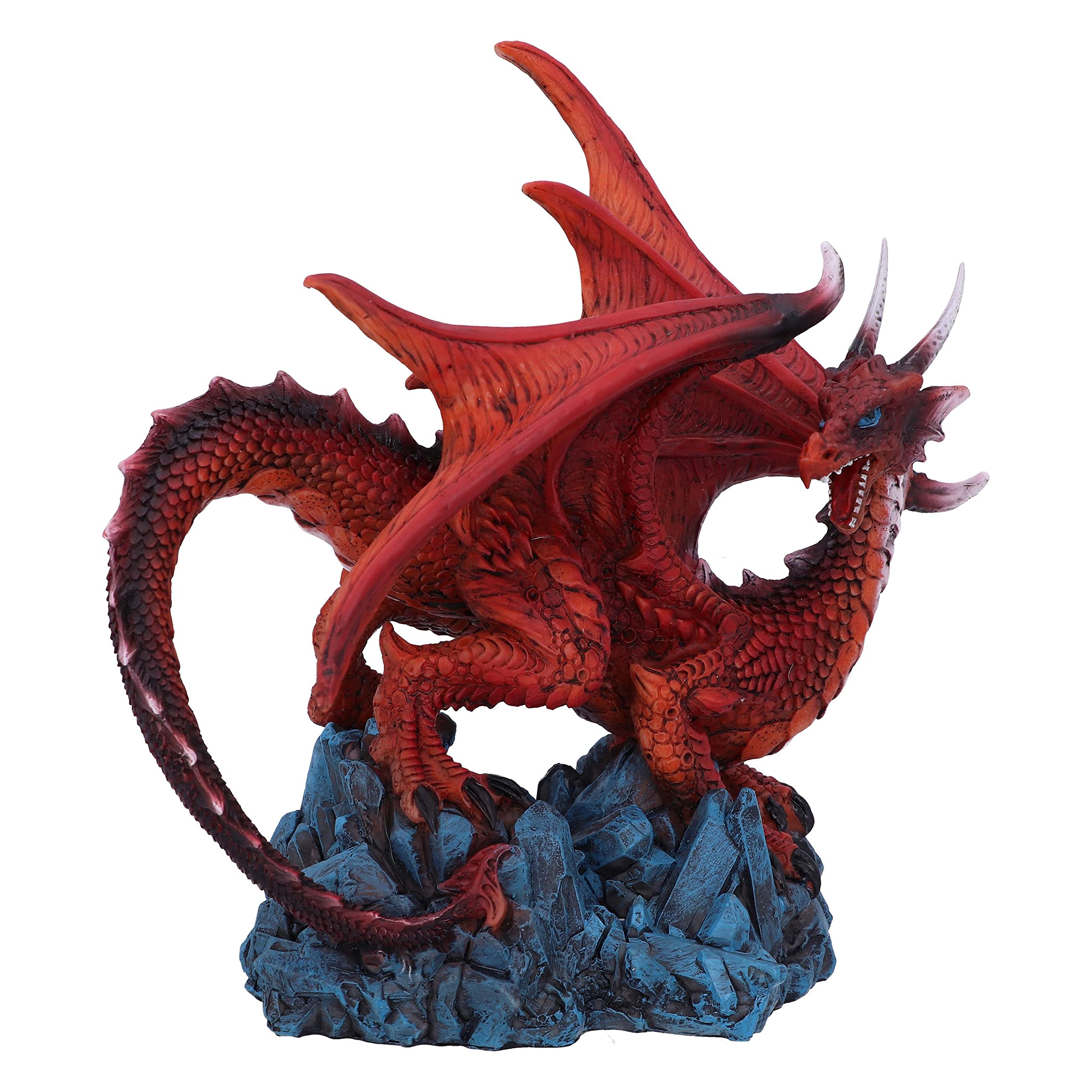 Nemesis Now Crimson Guard Dragon Figurine 16.5cm, Red, U5543T1
