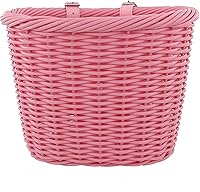 Vista 15 de ZUKKA Cesta de Bicicleta Tejida Cesta de Bicicleta para Bicicletas de Adultos Delantero/Manillar de Bicicleta para Niños con Correas de Cuero