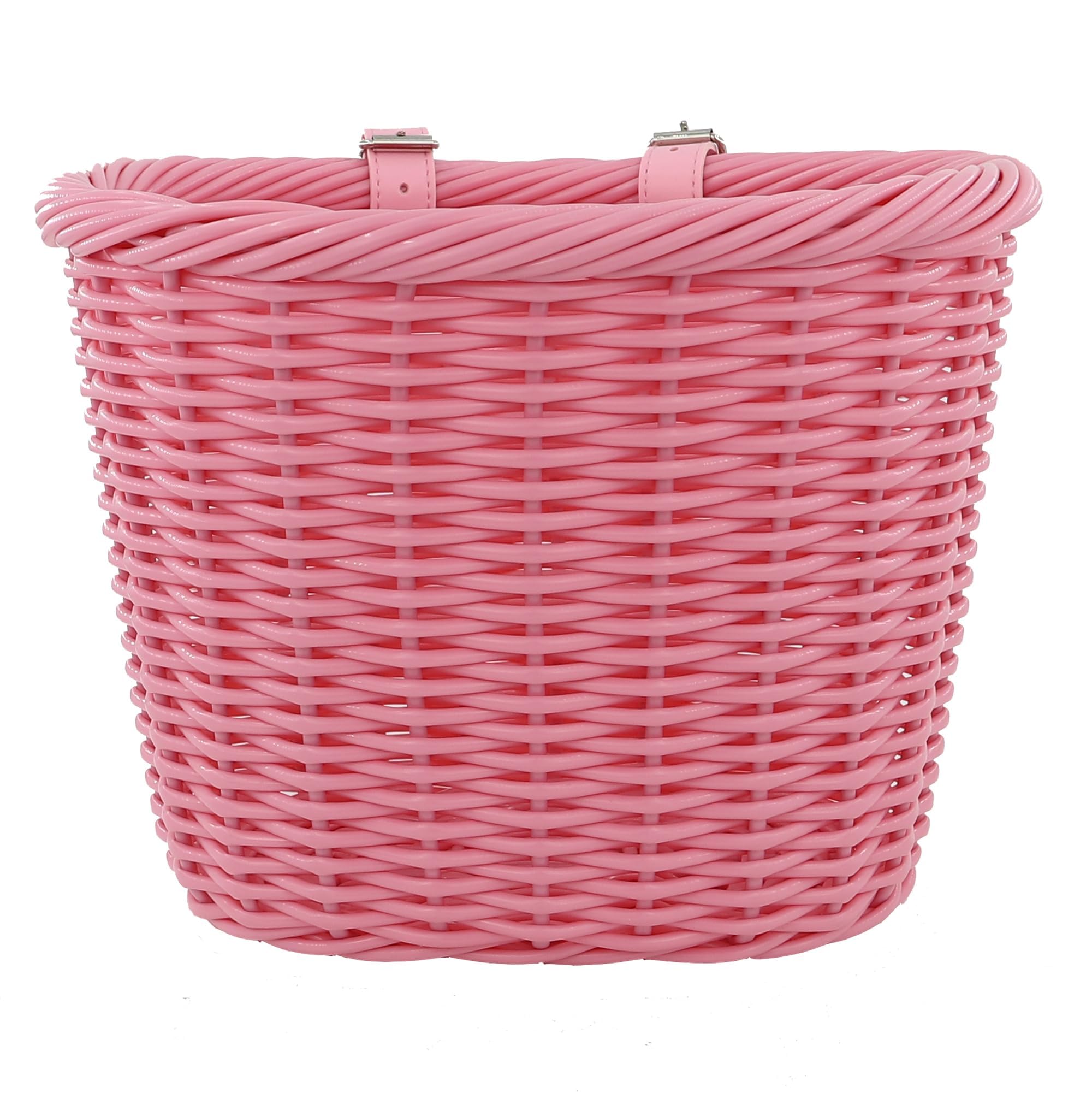 ZUKKA Panier de vélo tissé pour vélos adultes/enfants avec sangles en cuir réglables - Panier de rangement étanche - Multicolore