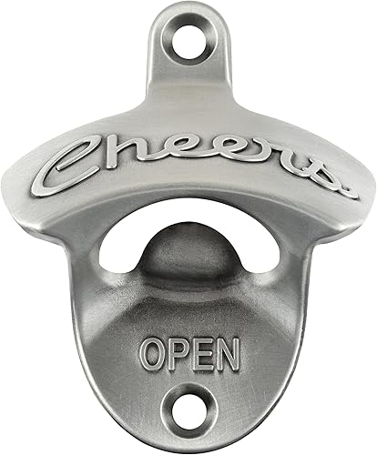 Miniatura 15 de Abridor de botellas de estilo antiguo, abridor de tapa de cerveza montado en la pared, regalo de salud, abrebotellas de soda de cobre antiguo para