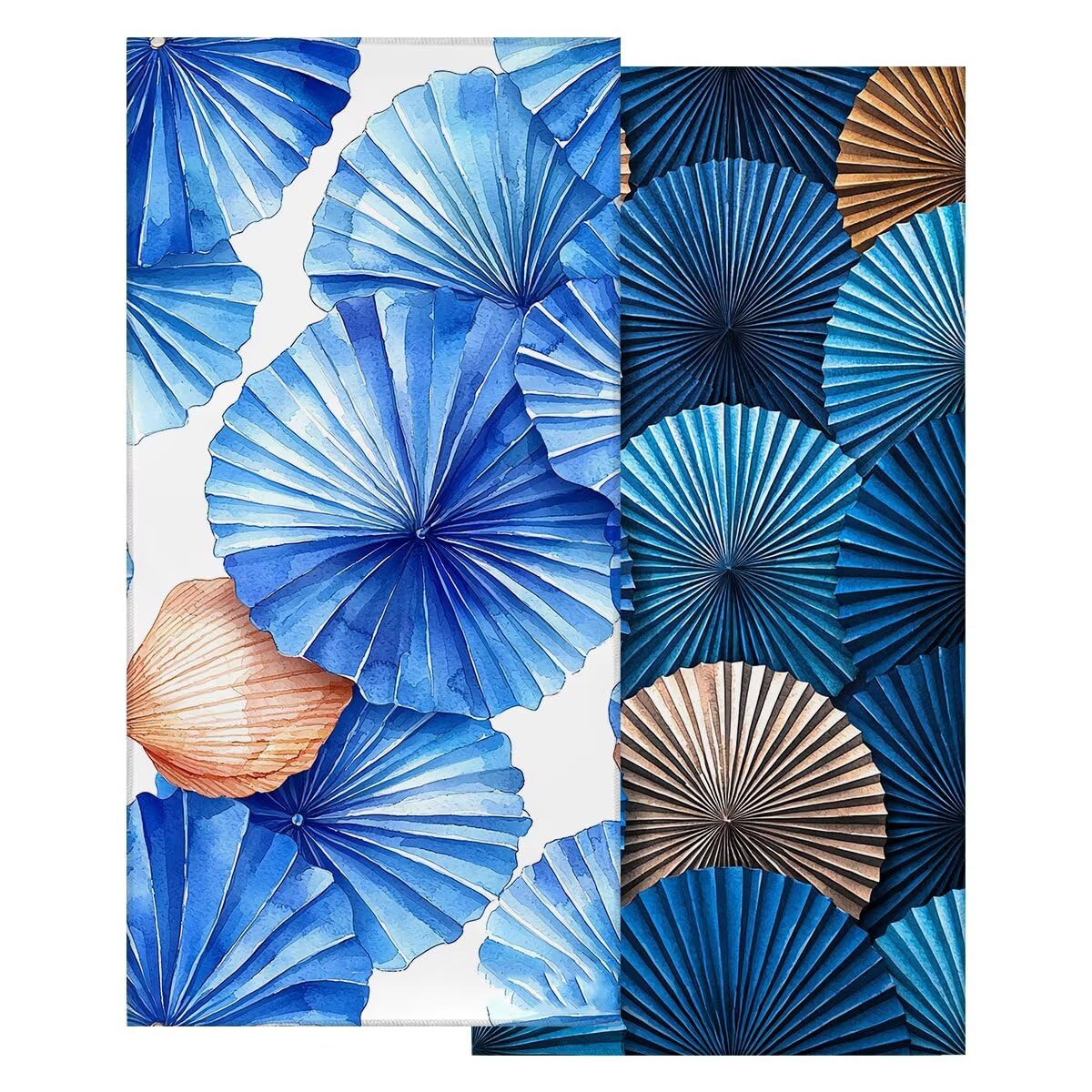 Toalla Playa 80x160 cm, Toalla Gimnasio Microfibra Secado Rapido, Juego de 2 Antiarena Toallas de Playa, Ligera Compacta Toallas Microfibra Grande para Viaje, Regalo Hombre Mujer (Abstracto) -4575