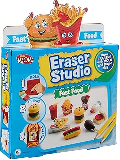 Top Toys Eraser Studio Fast Food Clay Modeling Toy for Kids - Multicolor