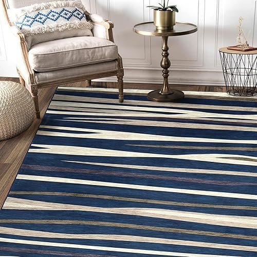 Miniatura 9 de RUGSREAL Alfombra colorida de pasillo de cocina de 2 x 6 pies, lavable a máquina, alfombra contemporánea para interiores, alfombra abstracta moderna