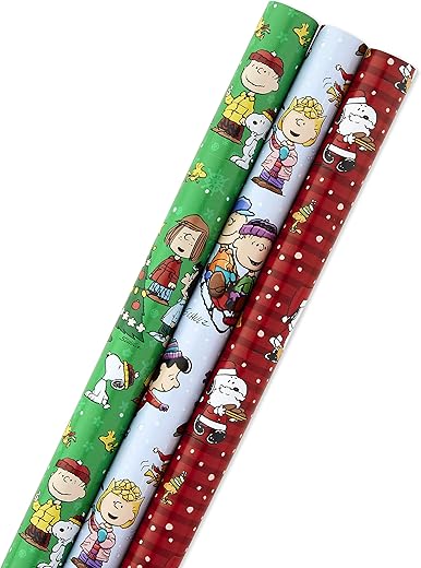 Hallmark Christmas Peanuts Wrapping Paper