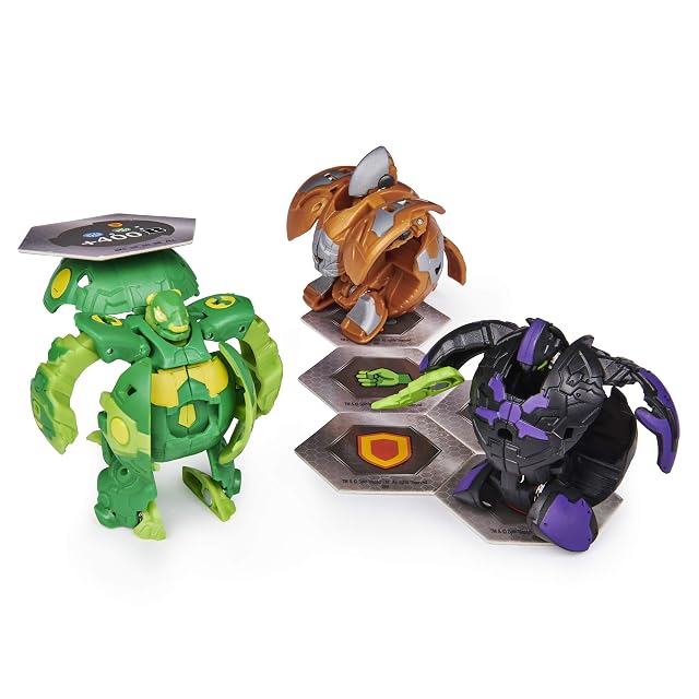 Foto 3 de 5 de BAKUGAN Pack de 3 Figuras de acción para Principiantes - Ventus Pandoxx