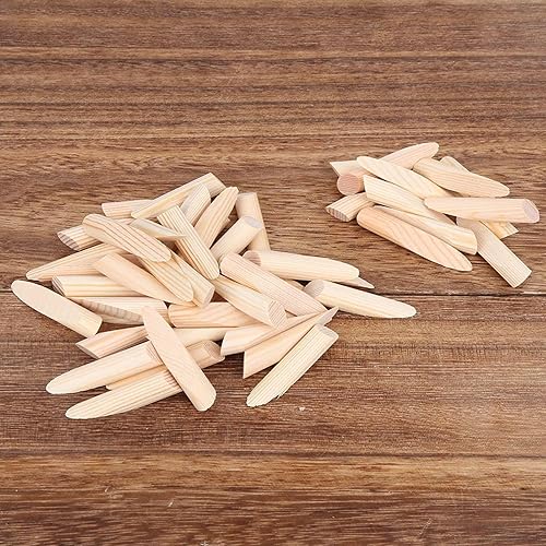 Miniatura 8 de 50 tapones de agujero de bolsillo de madera maciza, enchufe de agujero de bolsillo de madera para carpintería, pino, micro enchufe de agujero de