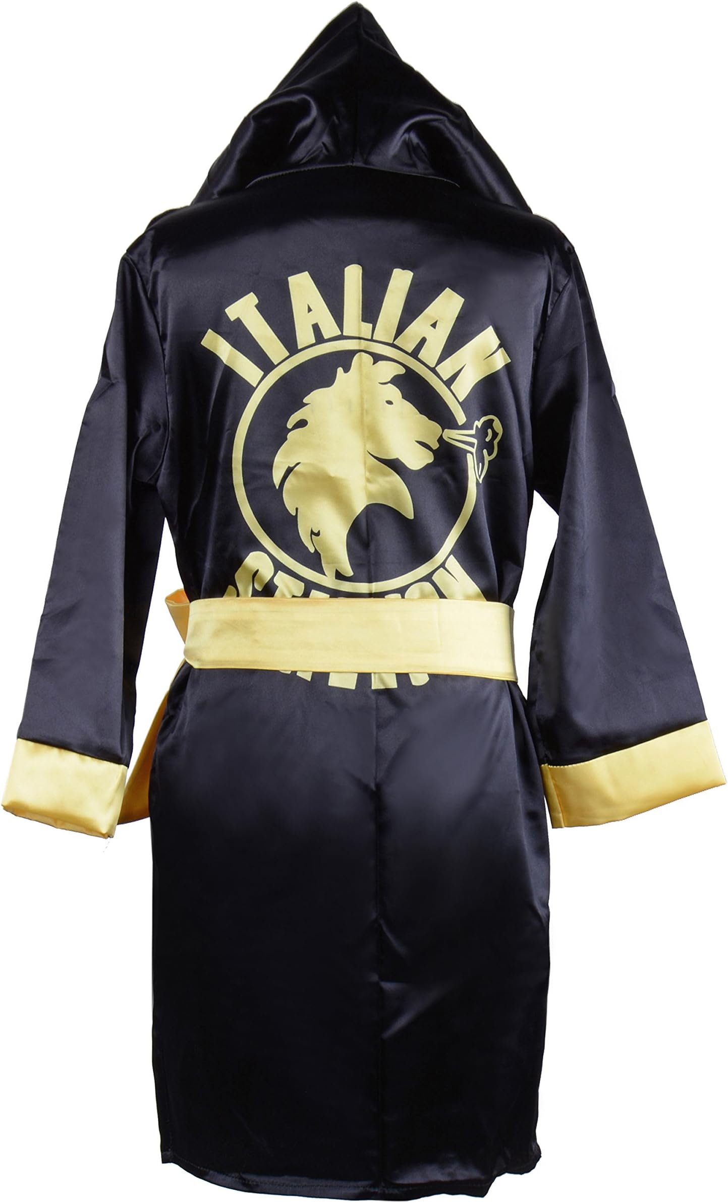Kids Rocky Balboa Black Boxing Costume Robe Shorts Boy Halloween Cosplay Suit