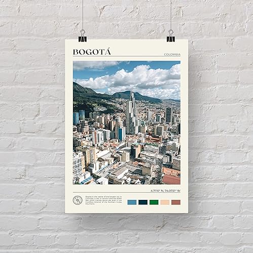 Miniatura 5 de Impresión de Bogotá, arte de pared de Bogotá, póster de Bogotá, foto de Bogotá, impresión de póster de Bogotá, decoración de pared de Bogotá,