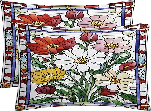 Miniatura 2 de Juego de funda de edredón de flores tamaño individual, ropa de cama con patrón floral, decoración de dormitorio, funda de edredón y 2 fundas de