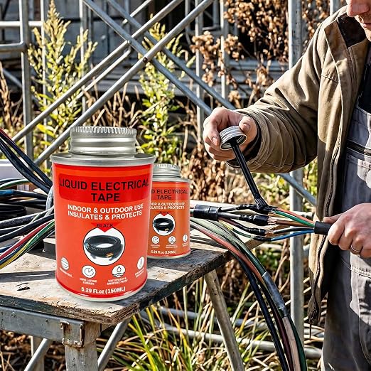 Cinta aislante líquida eléctrica 150ml con pincel miniatura 3