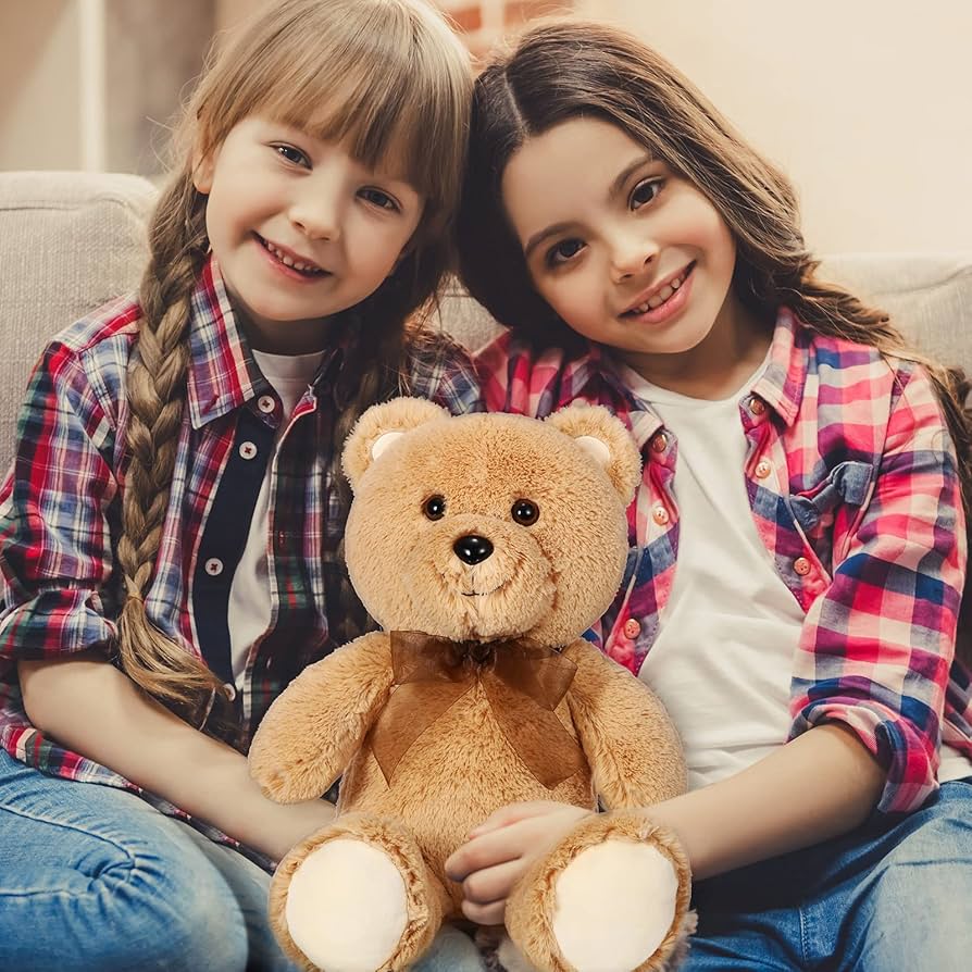 Amazon.com: HyDren 2 Pcs 18 Inch Bears Stuffed Animal Plush