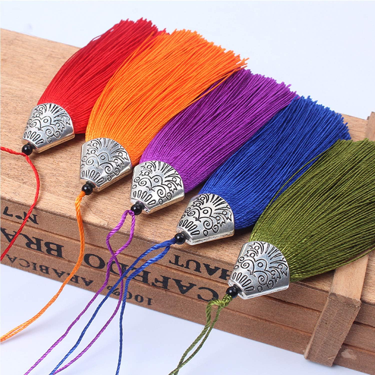 Tibetan Style Trumpet Bead Caps - 100pcs Alloy Antique Cone Caps for Bracelet, Necklace & Earring Making