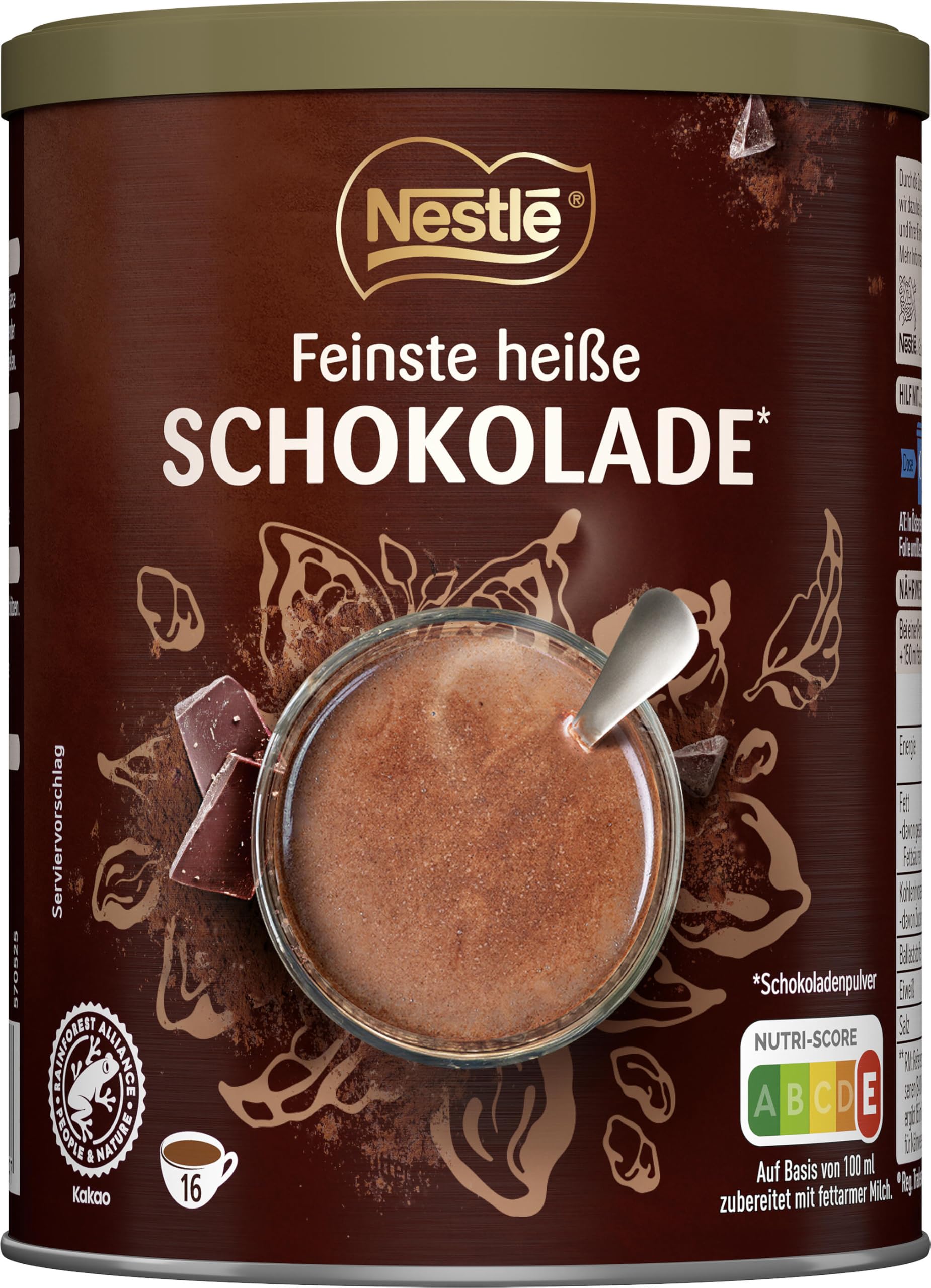 Nestlé Feinste Heiße Schokolade, Schokoladenpulver, cremig & intensiv, 1er Pack (1 x 250g)