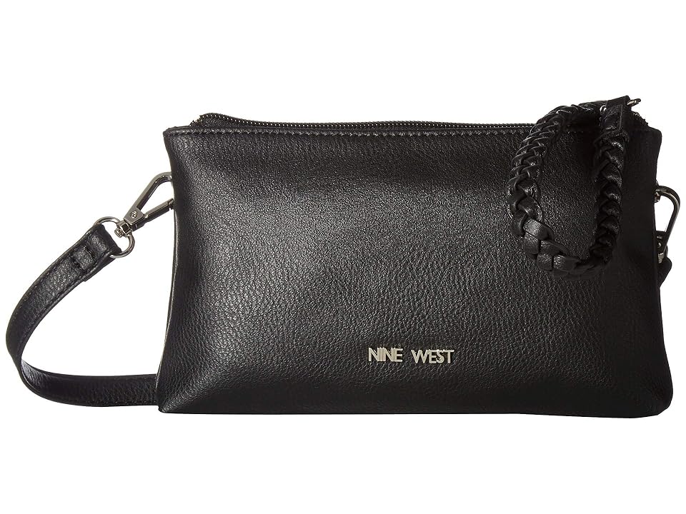 

Nine West Double Block Crossbody (Black) Cross Body Handbags