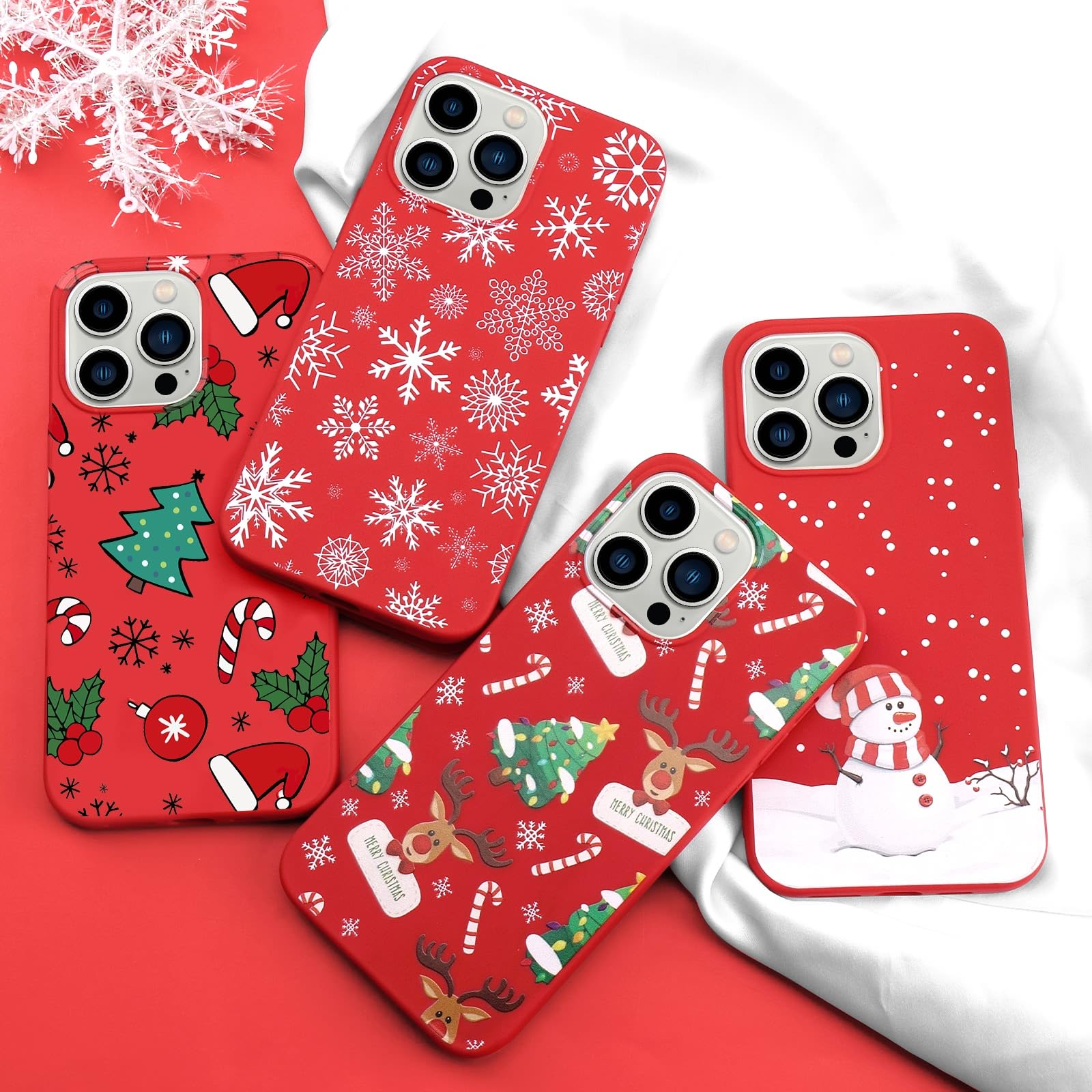Custodia IPhone 14 Pro Micoden Silicone TPU Morbida Con Cuore - Grigia, Antiurto, Supporta Ricarica Wireless
