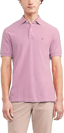 Men's short sleeve cotton polo shirt, regular fit