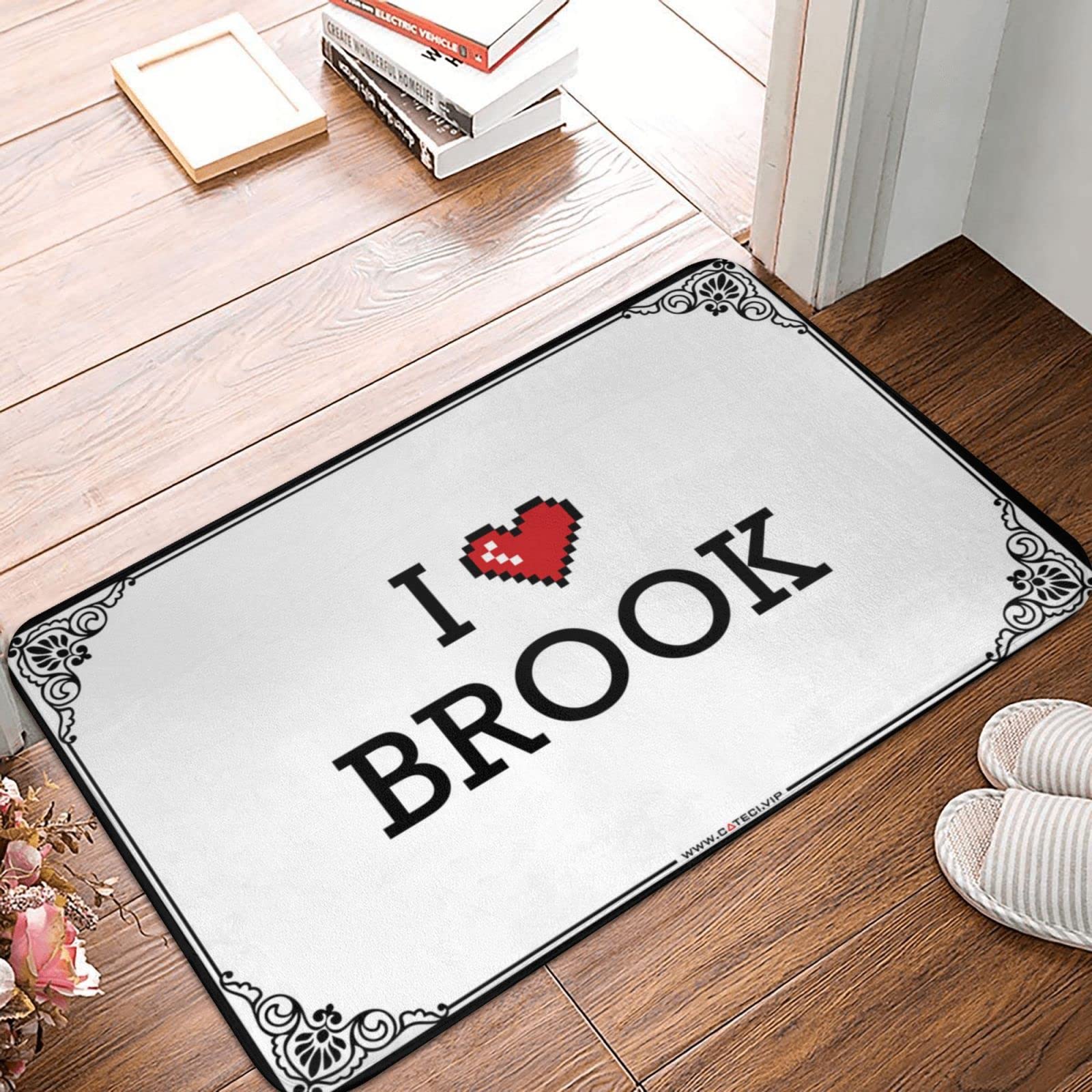 Tapis de maison d'intérieur I Love Brook déco bureau chambre 65x90