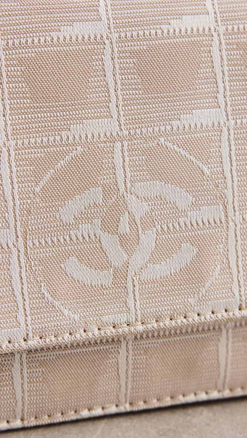 WHAT GOES AROUND COMES AROUND Women's Pre-Loved Chanel Beige Travelline Wallet On Chain, Beige, Tan, One Size - Image 4