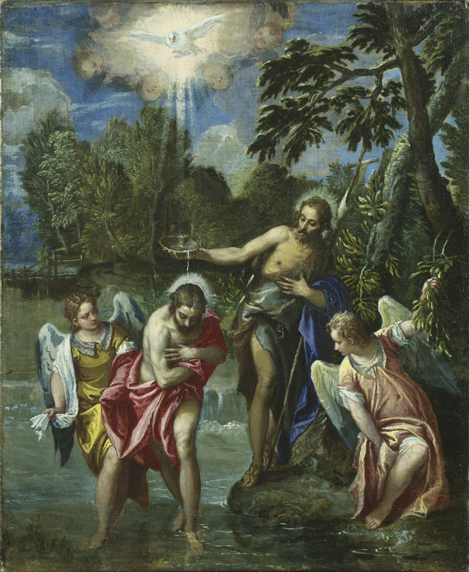 Affiche Décorative Graffiti Art Mural Baptême du Christ par Véronèse 60x90cm - 5
