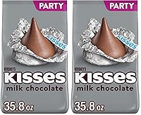 Vista 9 de HERSHEY'S KISSES - Paquete familiar de dulces de chocolate con leche, 15.9 onzas