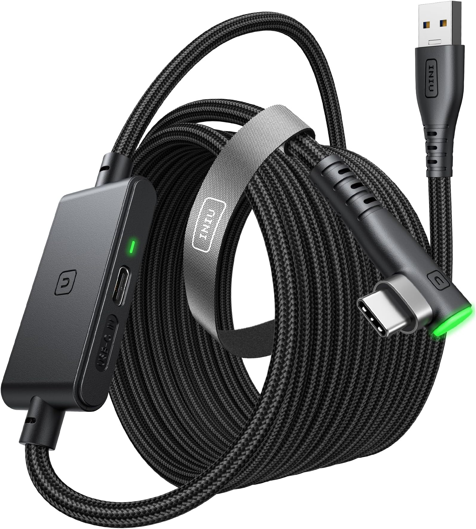 Link Cable with Charging [16ft] for Meta Quest 3/3S, Oculus Quest 2/Pro, Pico 4, PC VR - USB 3.0 High Speed Data & Charging Cable USB C Charging Cord for VR Headset Accessories - Upgraded Version