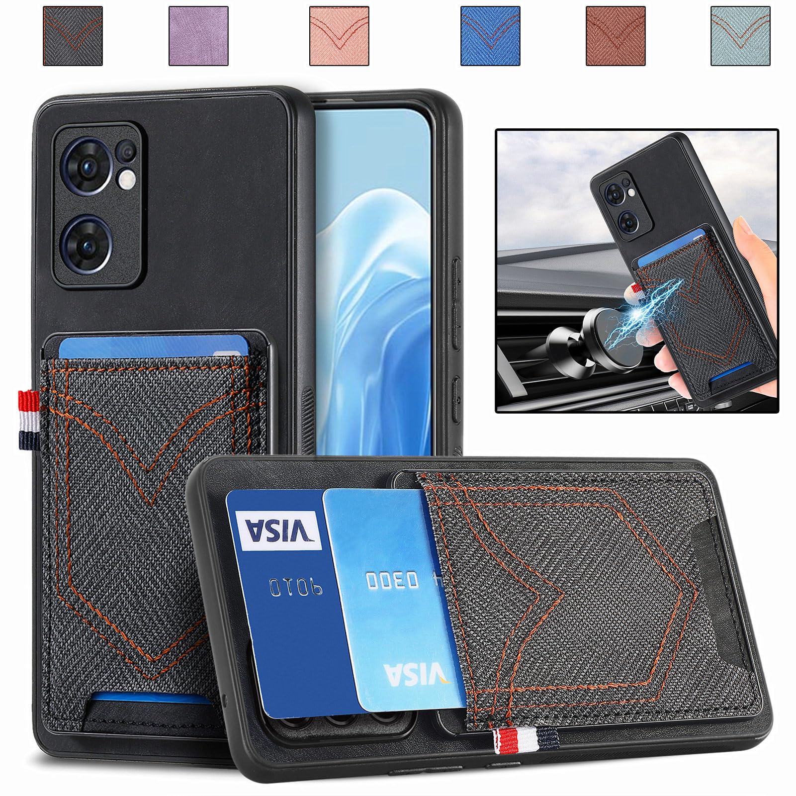 Amazon.com: Compatible with Oppo K10x 5G Case,with Card Slot