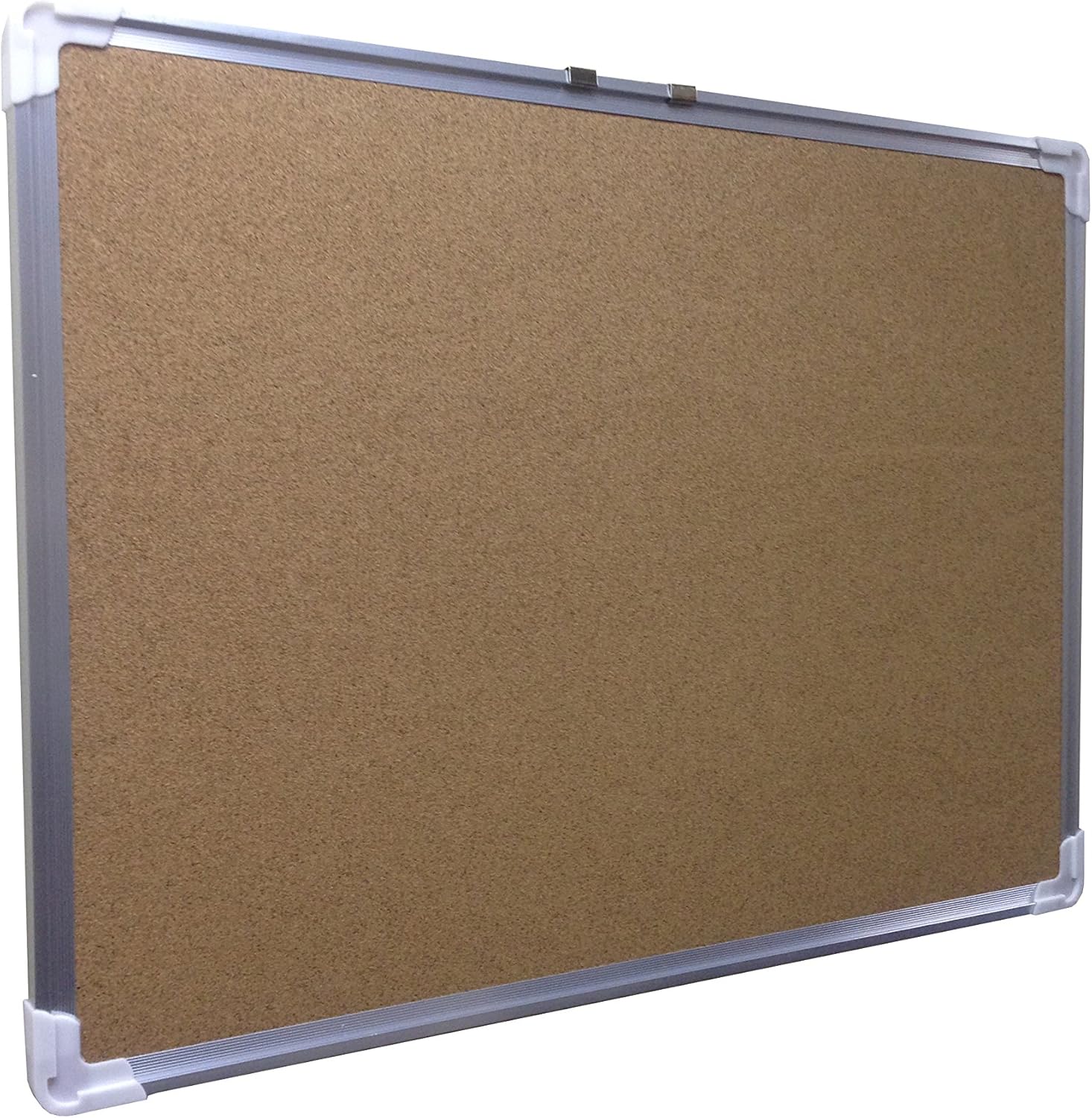 FixtureDisplays® 21x29" Cork Bulletin Board Alluminum Frame Message Wall Black Back Memo 12011
