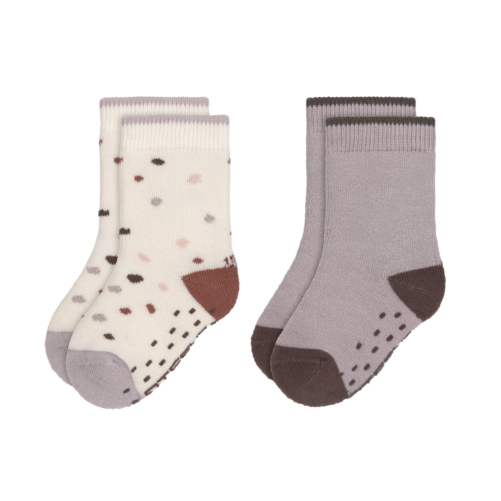 LÄSSIG Unisex Kids Goose lilac Socks, opacity, Violet, 30