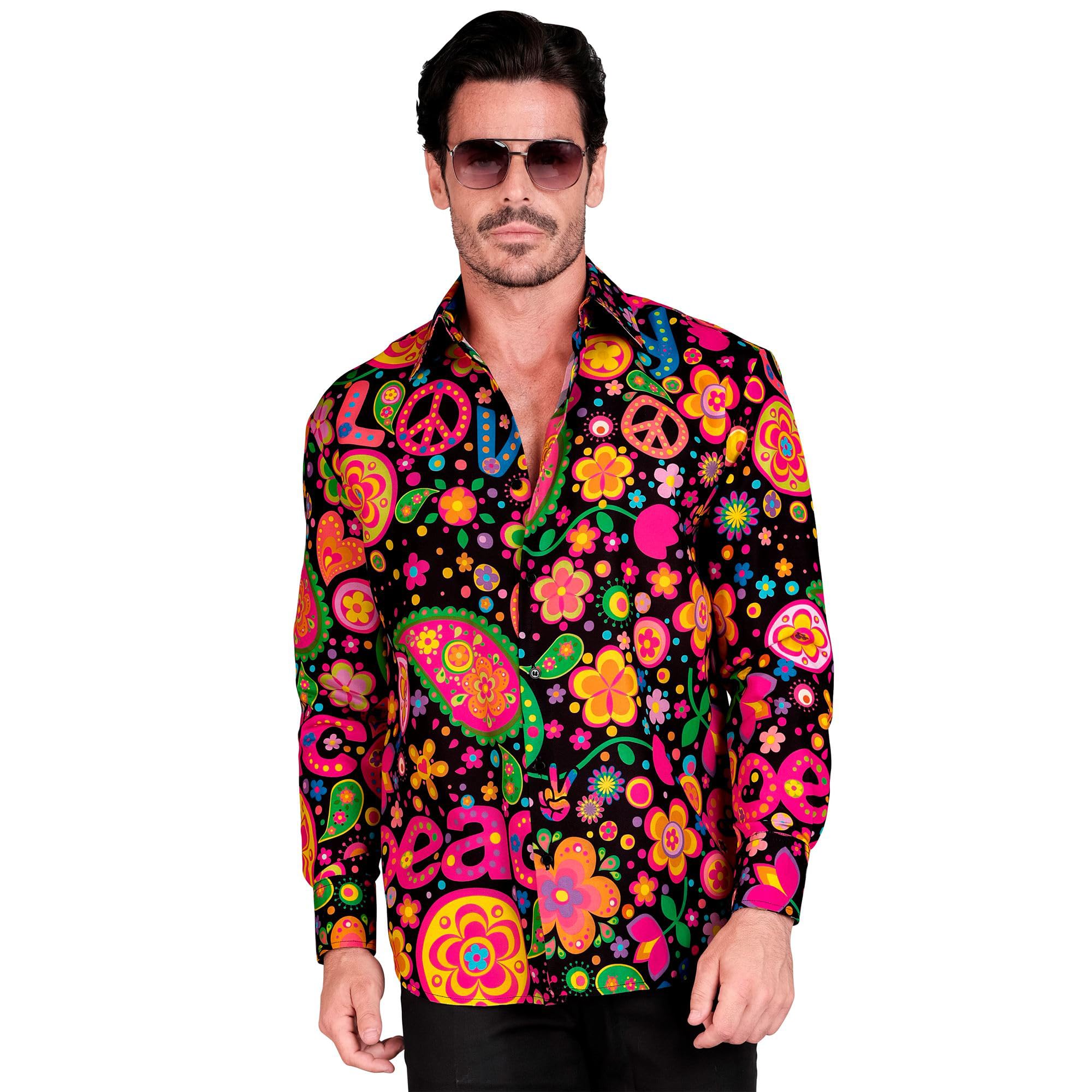 W WIDMANN MILANO Party Fashion - Chaqueta de fiesta, Chaqueta de traje, Hombres de espectáculo, Disfraces de carnaval | Camisa de hombre, prenda llamativa para disfraces de carnaval, fiestas temáticas, festivales, vacaciones y discotecas