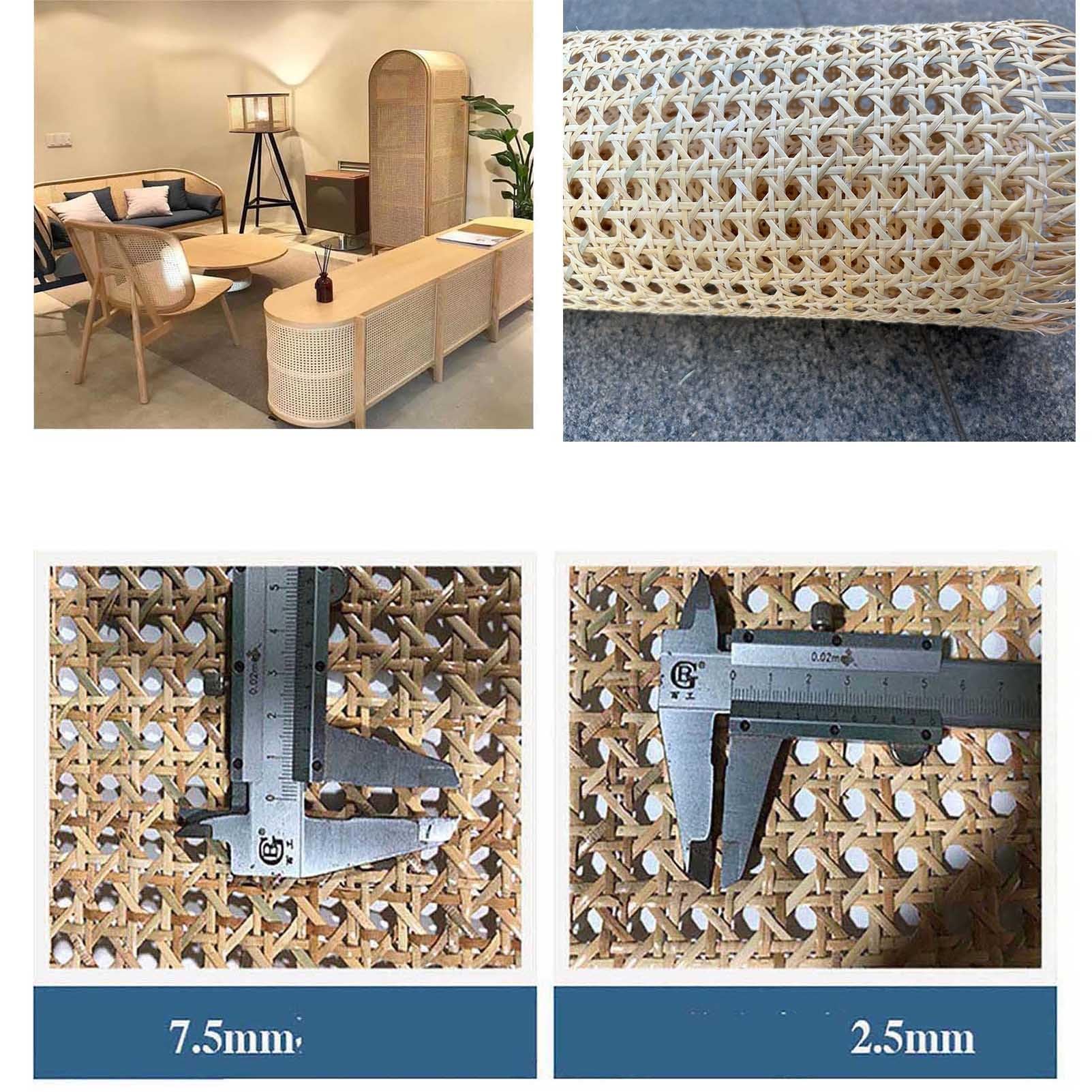 70cm Breed Natuurlijke 70 x 300cm Rotan Rol 28 inch, Cane Rotan Webbing Roll, Cane Webbing, cane mesh roll, Rotan Cane Webbing Roll, Rotan Roll rollo voor Stoel, kast, Meubels, Caning Projecten