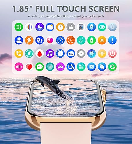 Miniatura 6 de Reloj inteligente compatible con Android iPhone, relojes inteligentes para mujer (recepción de llamadas/marcación), rastreador de fitness