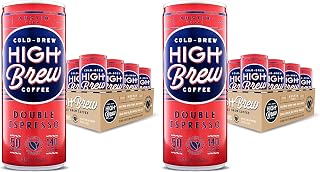 High Brew Coffee Cold-Brew Double Espresso, 8 oz - down 58.40% ($1.39) to $0.99 from $2.38