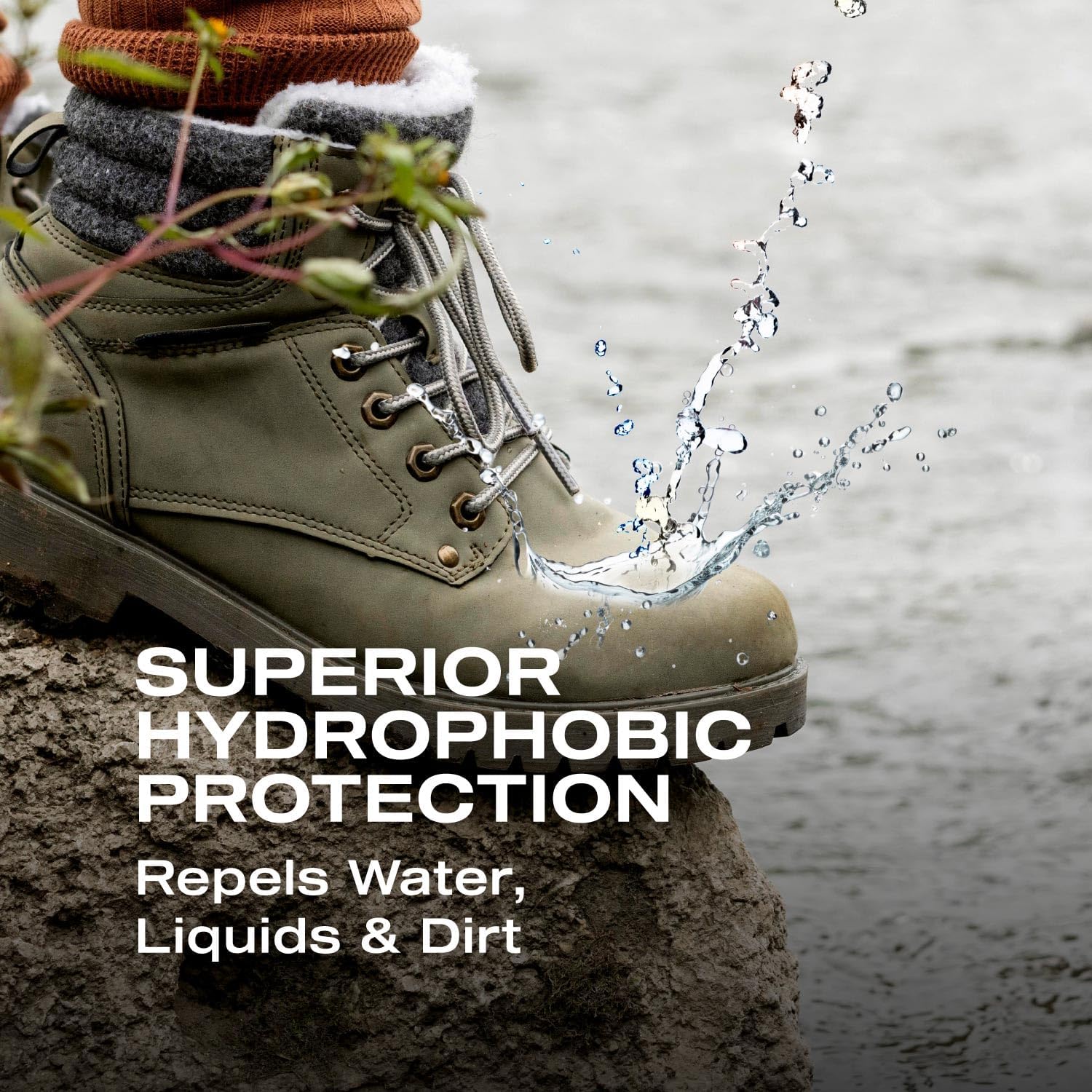 Nasiol PerShoes Nano Shoe Waterproofing Spray – Hydrophobic Coating & Footwear Protector Against Liquids, Rain & Stains – Safe for Suede, Canvas & Nubuck – PFAS-Free Formula
