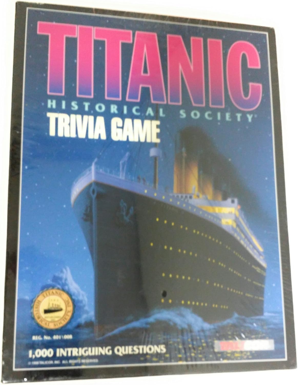 TaliCor The Titanic Historical Society Trivia Game (1998)