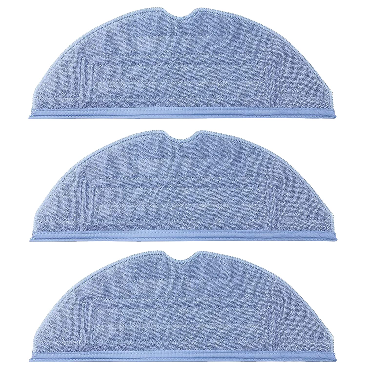 BECILES Lot De 3 Serpillères De Rechange En Microfibre Pour Aspirateur Roborock S7 S7Plus T7 T7plus T7SPlus - Réutilisables Et Lavables