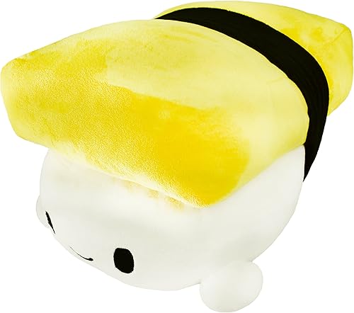 Miniatura 3 de Mango Steam Peluche de sushi kawaii suave de peluche, almohada, juguete (grande, 10 pulgadas, huevo)