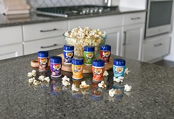 Kernel Season's Popcorn Seasoning Variety Pack, 0.9 oz 25 g 8 Flavors | Popcorn Condiments Mini Jars Variety Pack