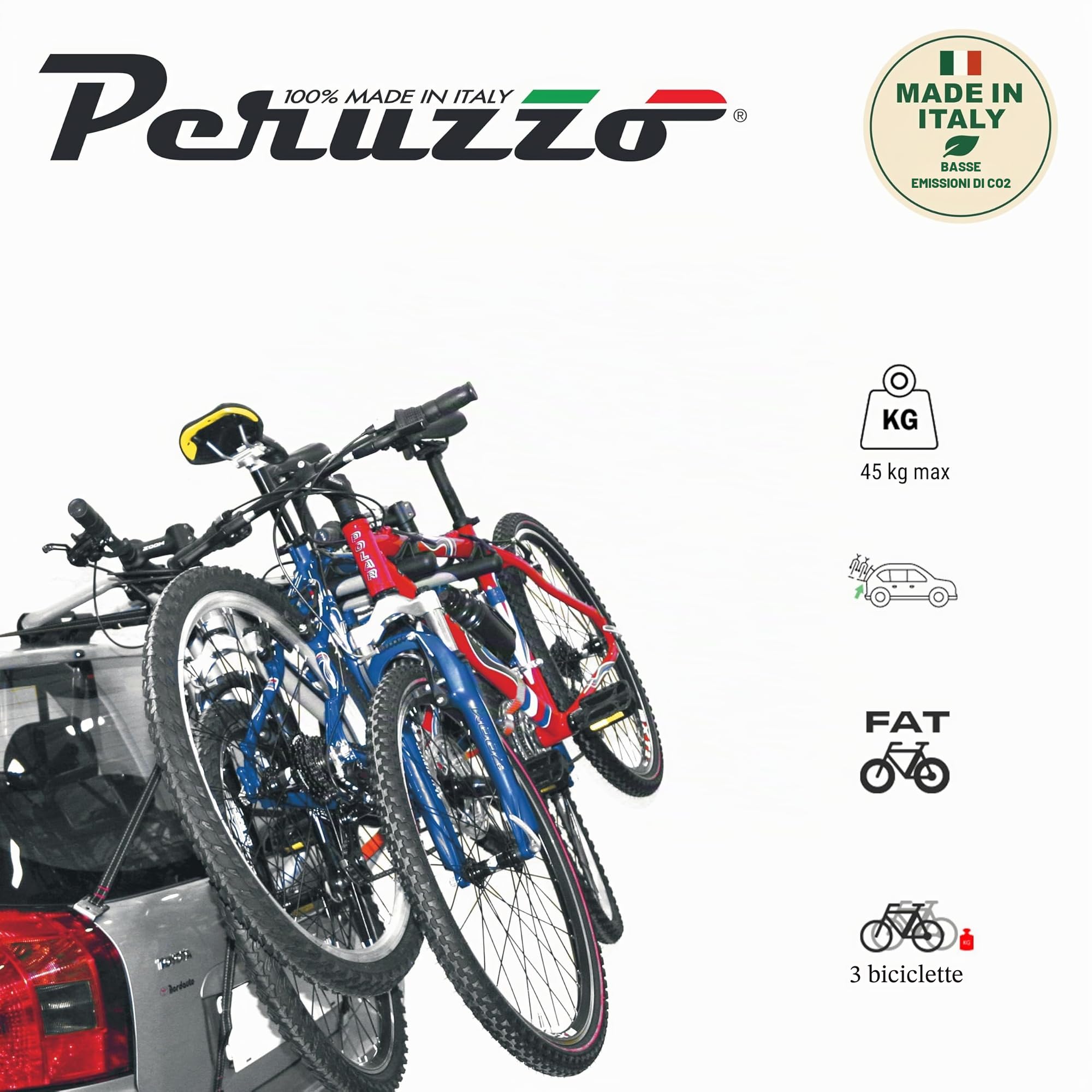 Peruzzo PE 388SC Porta-Bici per 3 Bici
