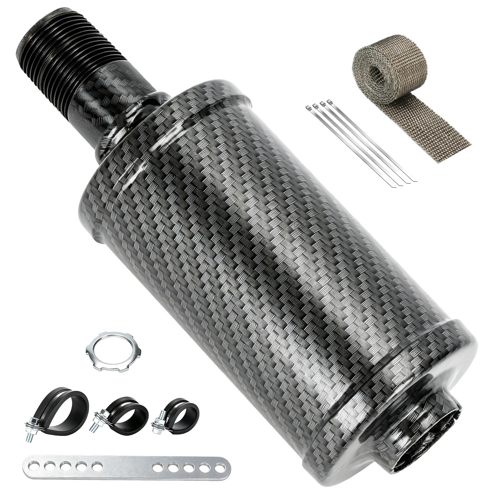 FVRITO Mini Bike Exhaust Silencer Muffler for Predator 212cc 196cc Coleman