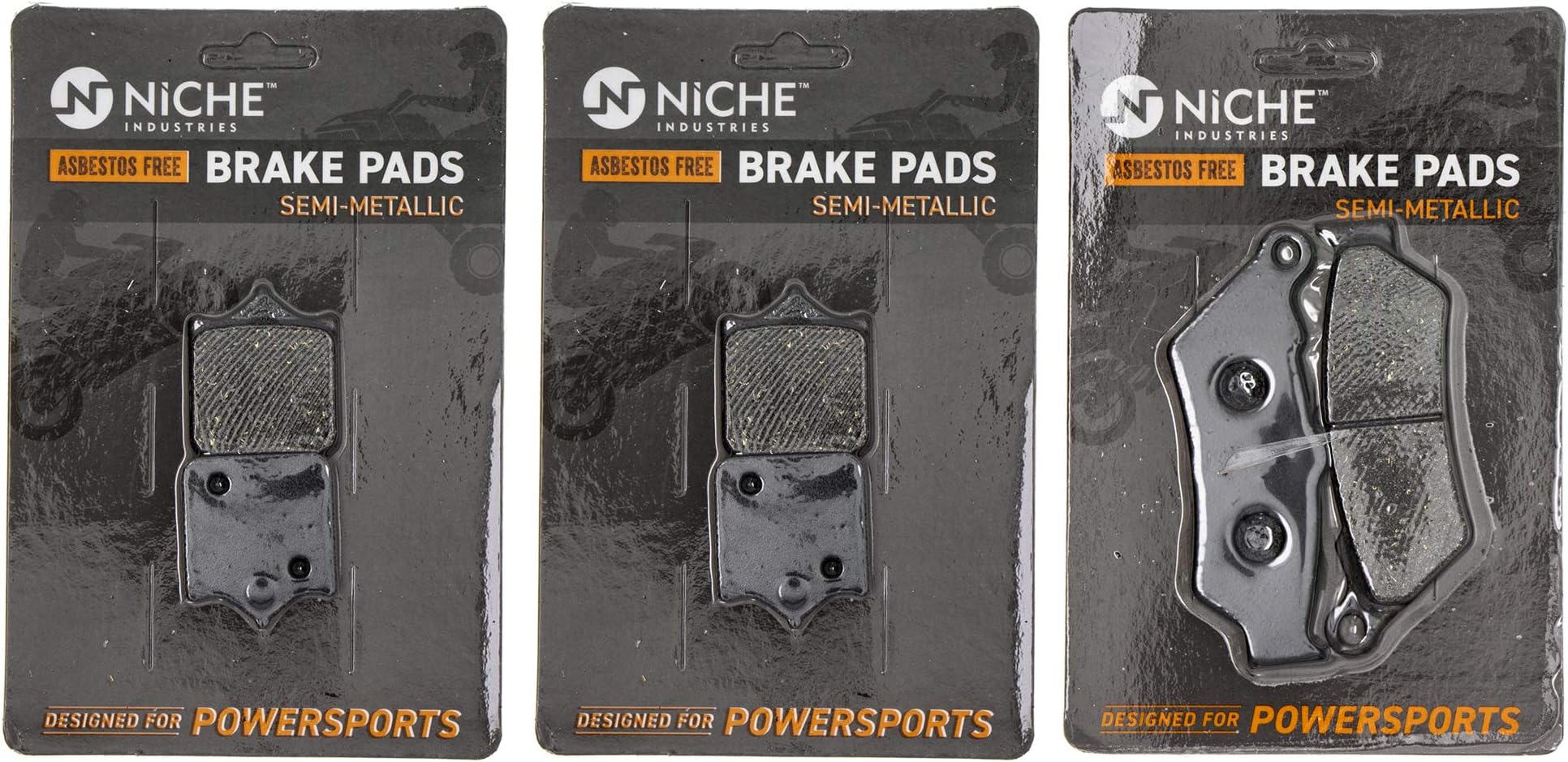 NICHEBrake Pad Set for KTM 990 Supermoto SMT 950 50313030200 60013030000 Front Rear Semi-Metallic