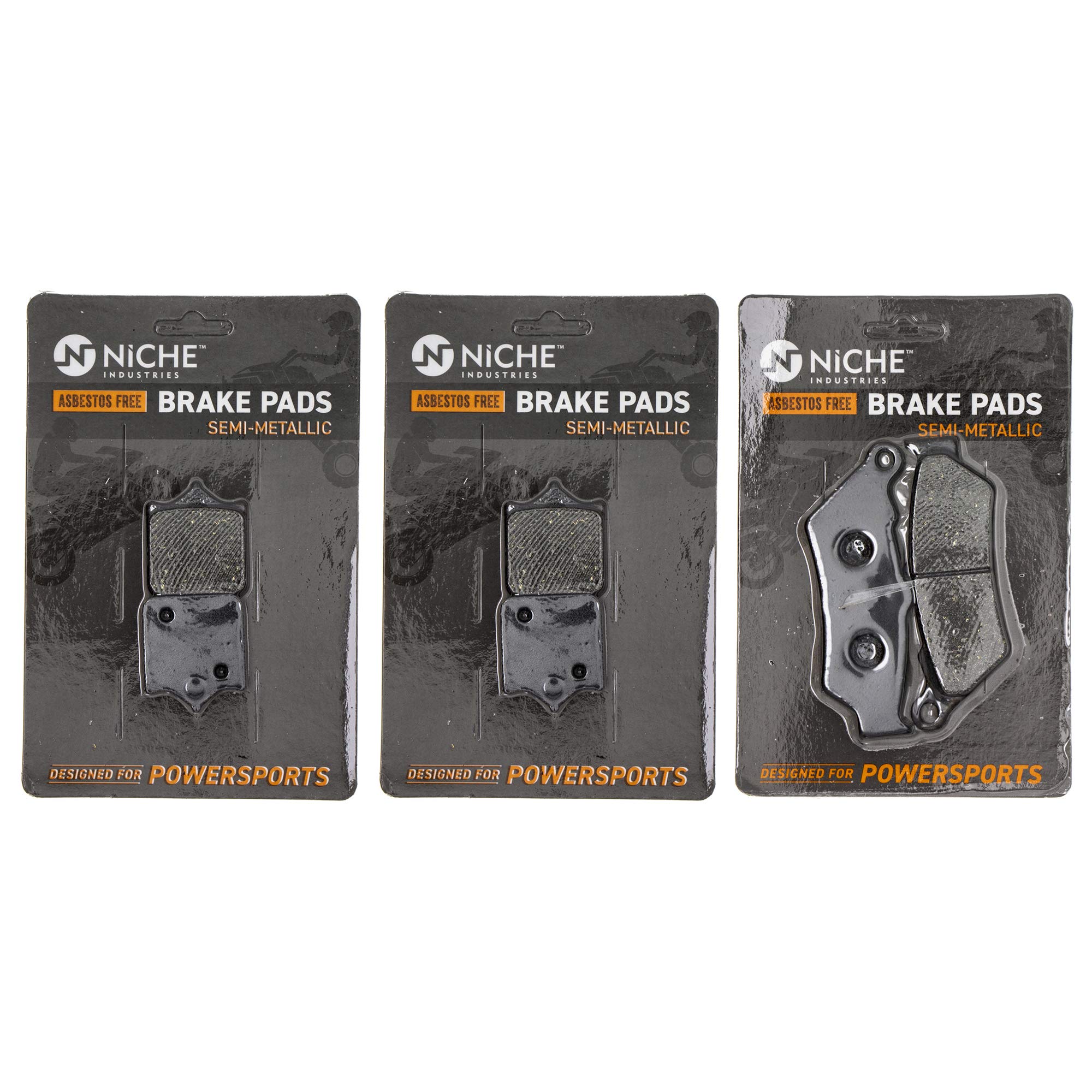 NICHEBrake Pad Set for KTM 990 Supermoto SMT 950 50313030200 60013030000 Front Rear Semi-Metallic