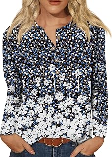 for Ladies' Blouse Button Up Bodycon Classic Long Sleeve Fifth of May Shirt Blended Outlie Scoop Neck