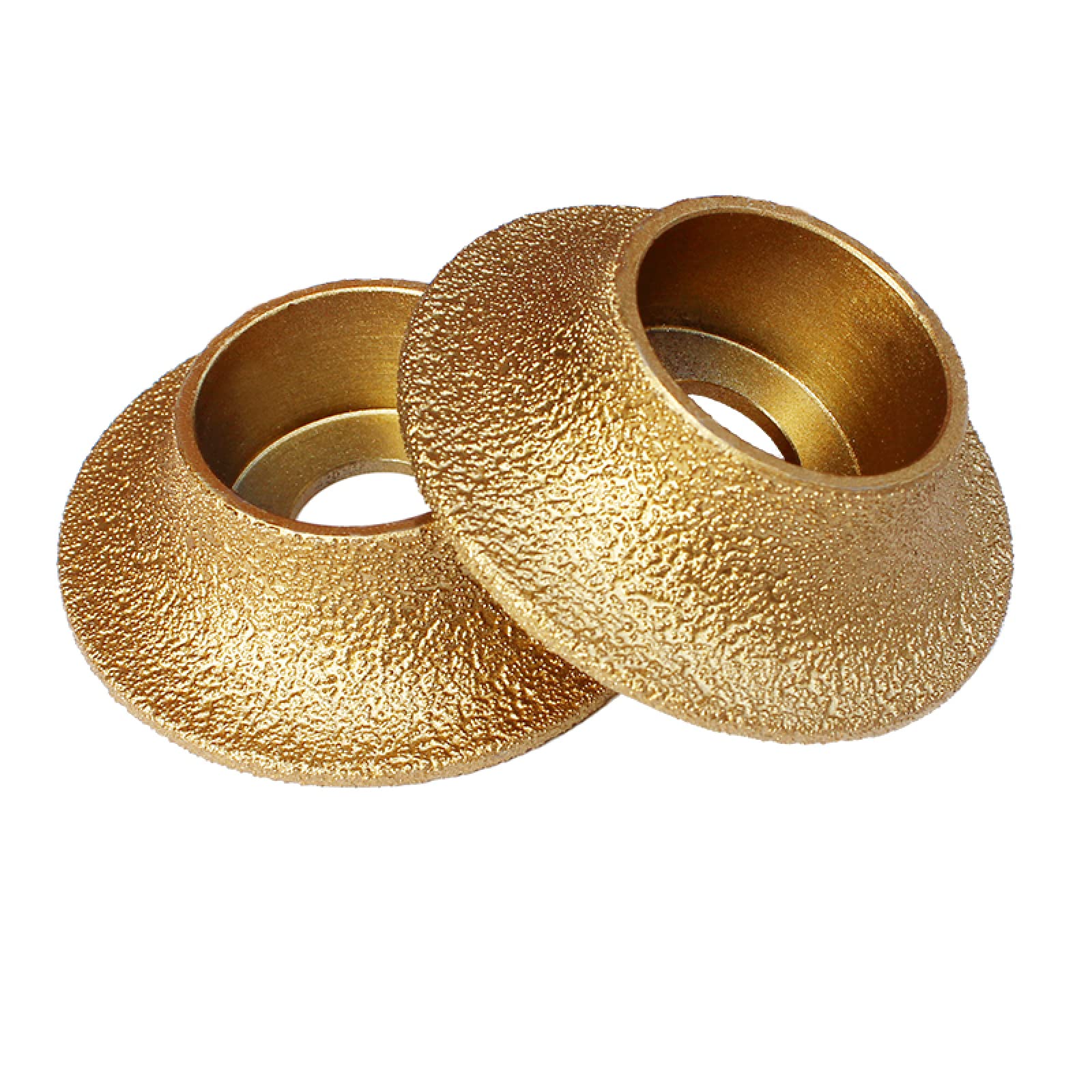 1pc 74mm * 20 * 10-40 Discos De Borde De Mármol De Diamantes De Soldadura Rueda De Molienda De Ángulo 1/4 Rueda De Perfil De Mano Redonda MX48,Espesor 15 Mm